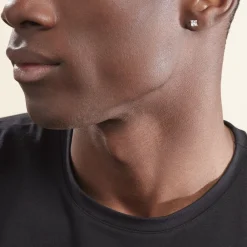 Boucles D'oreilles Puces Or Jaune Doreen Oxydes De Zirconium|Marc Orian Sale