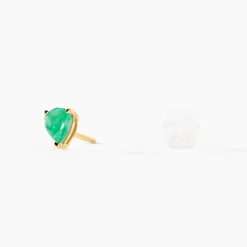 Boucles D'oreilles Puces Or Jaune Pluie D'Eclat Emeraude|Marc Orian Sale