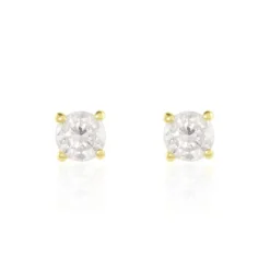 Boucles D'oreilles Puces Or Jaune Victoria Diamants|Marc Orian Best
