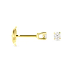 Boucles D'oreilles Puces Or Jaune Victoria Diamants|Marc Orian Best