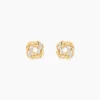 Boucles D'Oreilles Puces Otieno Or Jaune Diamant