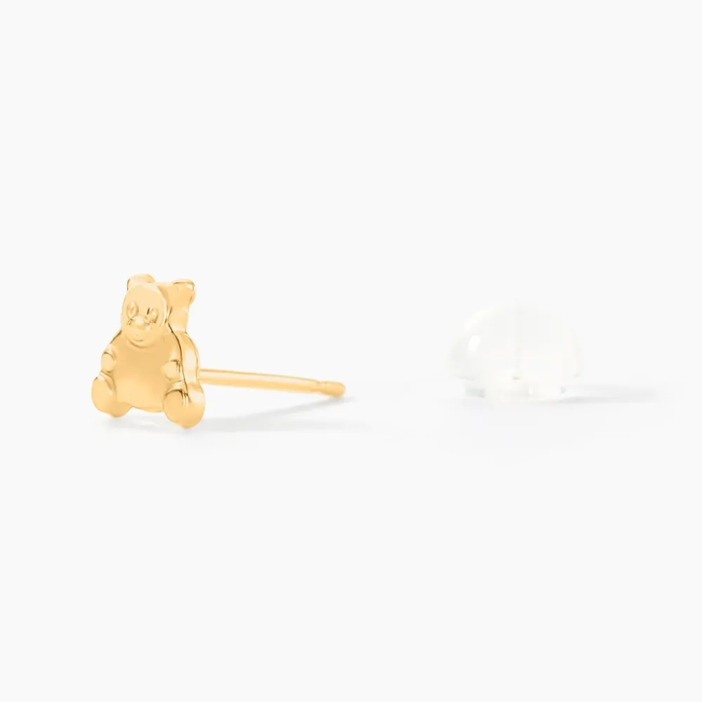 Boucles D'oreilles Puces Ours Or Or Jaune|Marc Orian Outlet