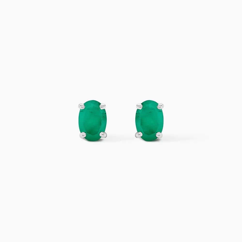 Boucles D'oreilles Puces Ovale|Marc Orian Best