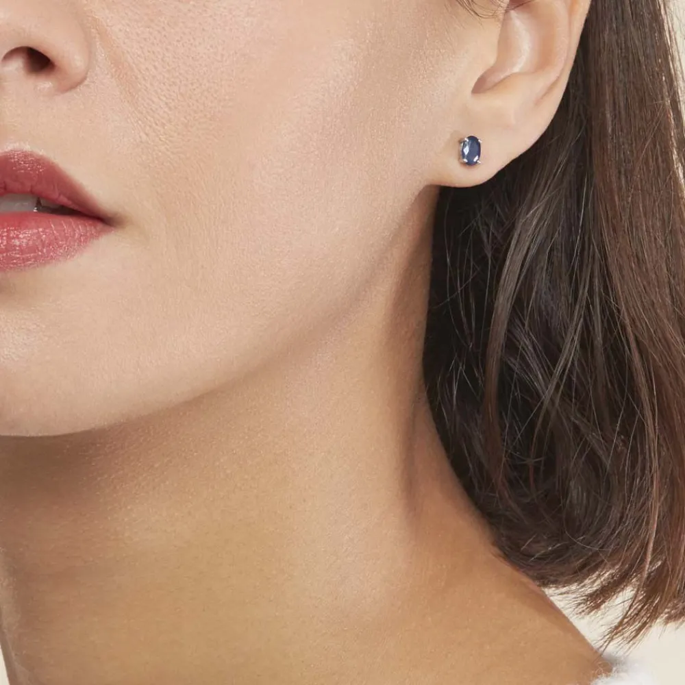 Boucles D'oreilles Puces Ovale|Marc Orian Discount