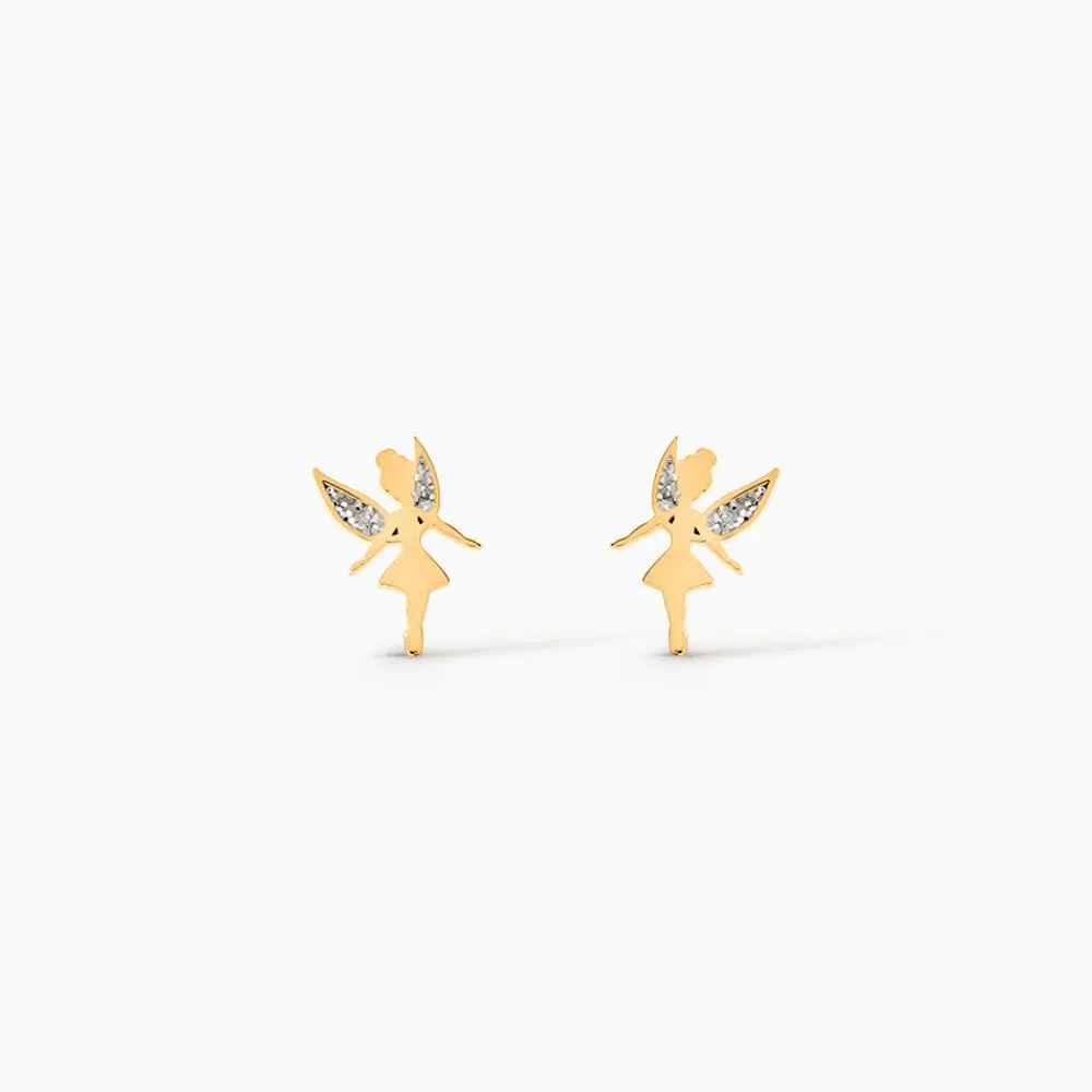 Boucles D'oreilles Puces Phillie Or Jaune|Marc Orian Outlet