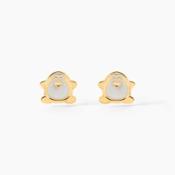 Boucles D'oreilles Puces Ping Or Jaune|Marc Orian Clearance