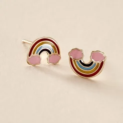 Boucles D'oreilles Puces Raine Or Jaune|Marc Orian Sale