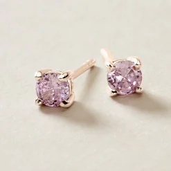 Boucles D'oreilles Puces Rio Argent Rose Oxyde|Marc Orian Best