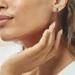 Boucles D'oreilles Puces Sakina Et Diamant|Marc Orian Discount