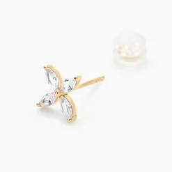 Boucles D'oreilles Puces Stellia Or Jaune Oxyde De Zirconium|Marc Orian Clearance