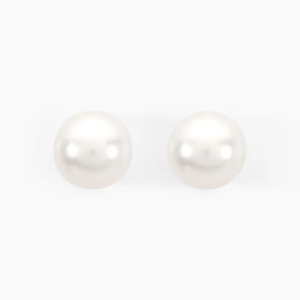 Boucles D'oreilles Puces Suki Or Jaune Perle De Culture|Marc Orian Online