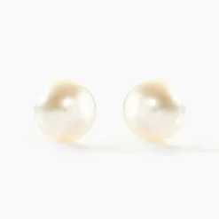 Boucles D'oreilles Puces Suki Or Jaune Perle De Culture|Marc Orian Discount