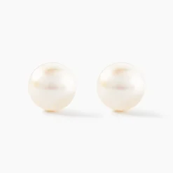 Boucles D'oreilles Puces Suki Or Jaune Perle De Culture|Marc Orian Sale