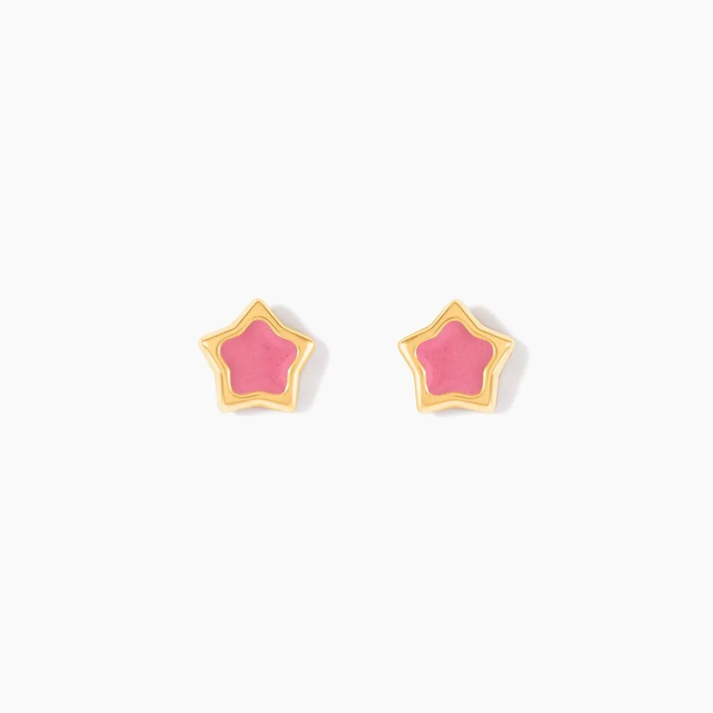 Boucles D'Oreilles Puces Taavi Or Jaune|Marc Orian Sale