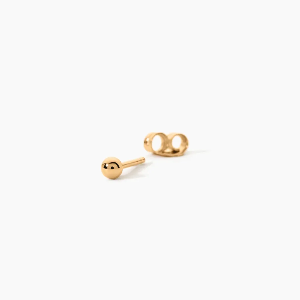 Boucles D'Oreilles Puces Tahlia Plaqué Or Jaune|Marc Orian