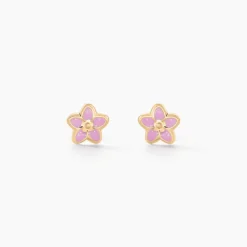 Boucles D'oreilles Puces Talyaa Or Jaune|Marc Orian