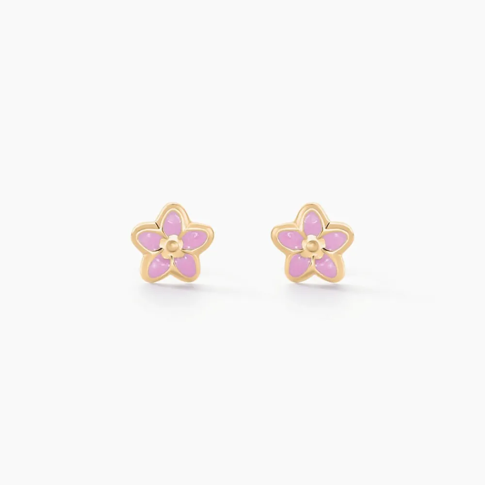 Boucles D'oreilles Puces Talyaa Or Jaune|Marc Orian