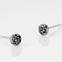 Boucles D'oreilles Puces Teani Or Blanc Diamant|Marc Orian New