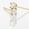 Boucles D'oreilles Puces Victoria Or Jaune Diamant|Marc Orian Online