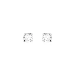 Boucles D'oreilles Puces Victoria Or Blanc Diamant|Marc Orian Online