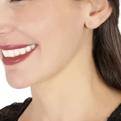 Boucles D'oreilles Puces Victoria Or Jaune Diamant|Marc Orian Sale