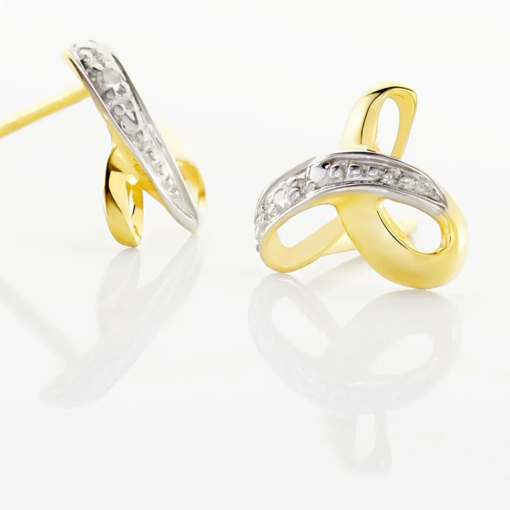 Boucles D'oreilles Puces Volute|Marc Orian New