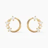 Boucles D'oreilles Puces Wenona Or Jaune Oxyde De Zirconium