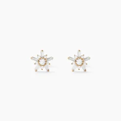Boucles D'oreilles Puces Wen Or Jaune Oxyde De Zirconium|Marc Orian Hot
