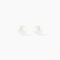 Boucles D'oreilles Suki Or Jaune Perle De Culture