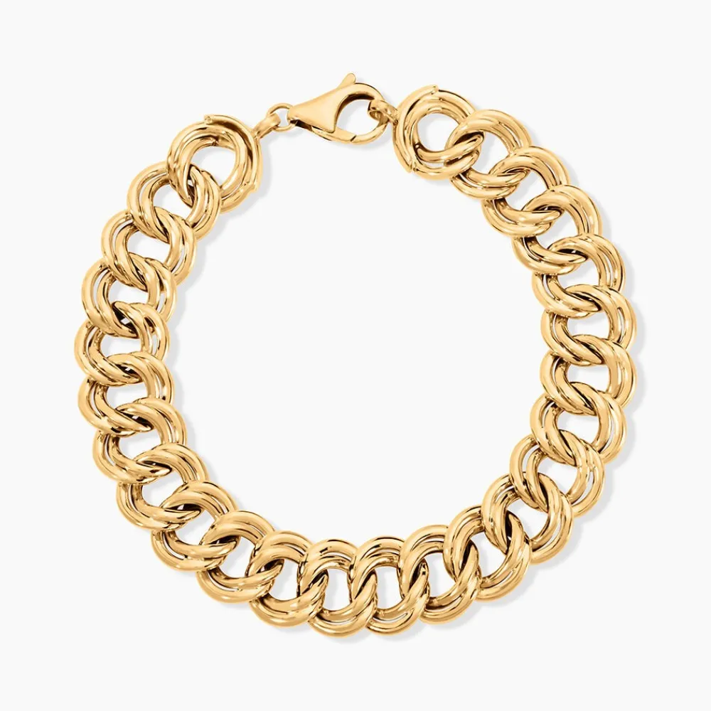 Bracelet Aaron Maille Fantaisie Or Jaune|Marc Orian Clearance