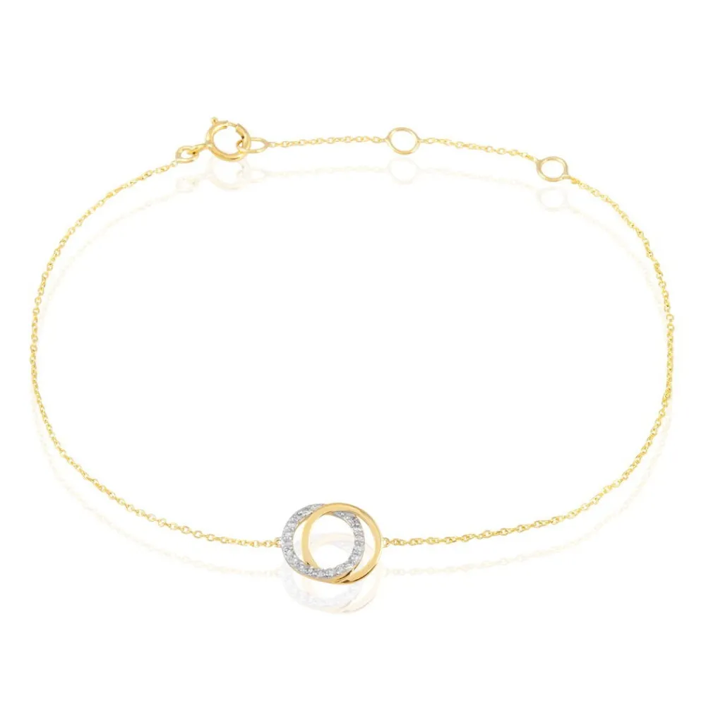 Bracelet Absolu Or Bicolore Diamant|Marc Orian New