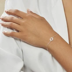 Bracelet Absolu Or Blanc Diamant|Marc Orian