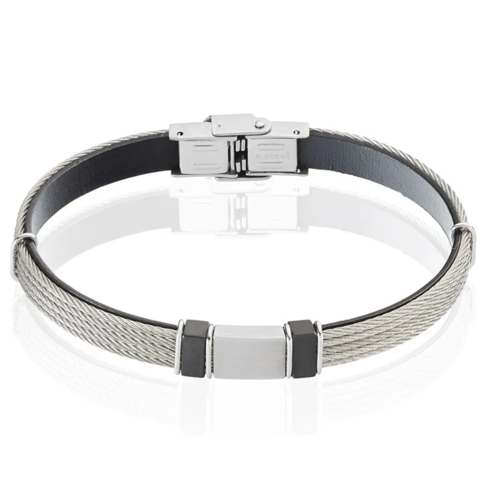Bracelet Acier Blanc Joffrey|Marc Orian Discount