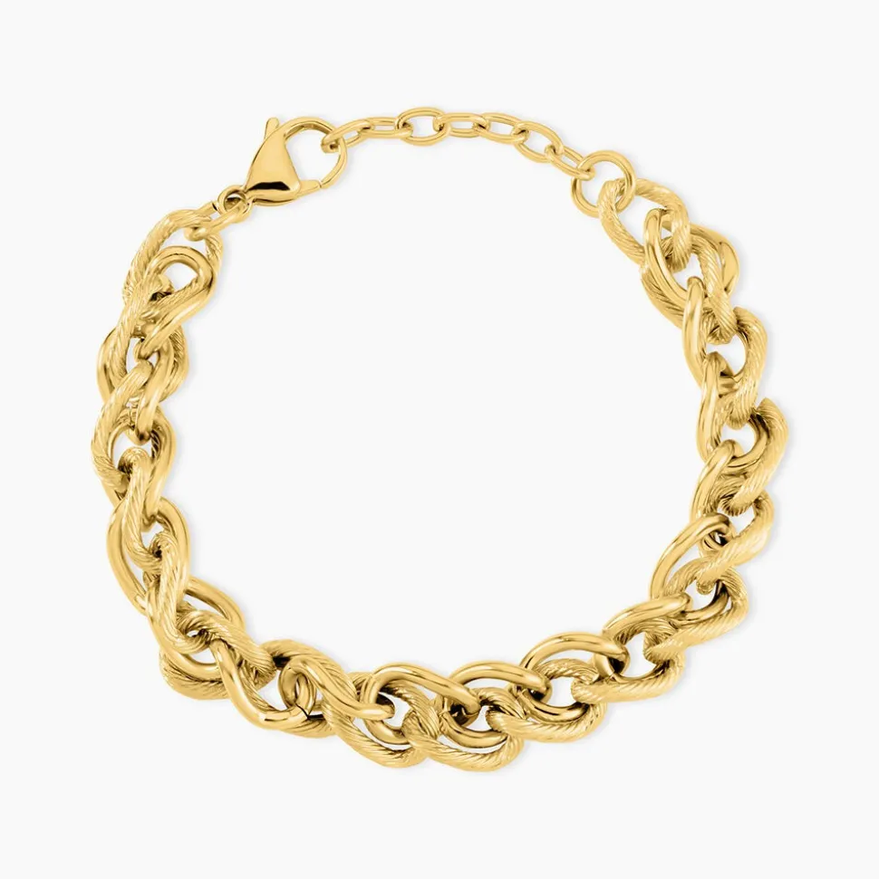 Bracelet Acier Doré Llora