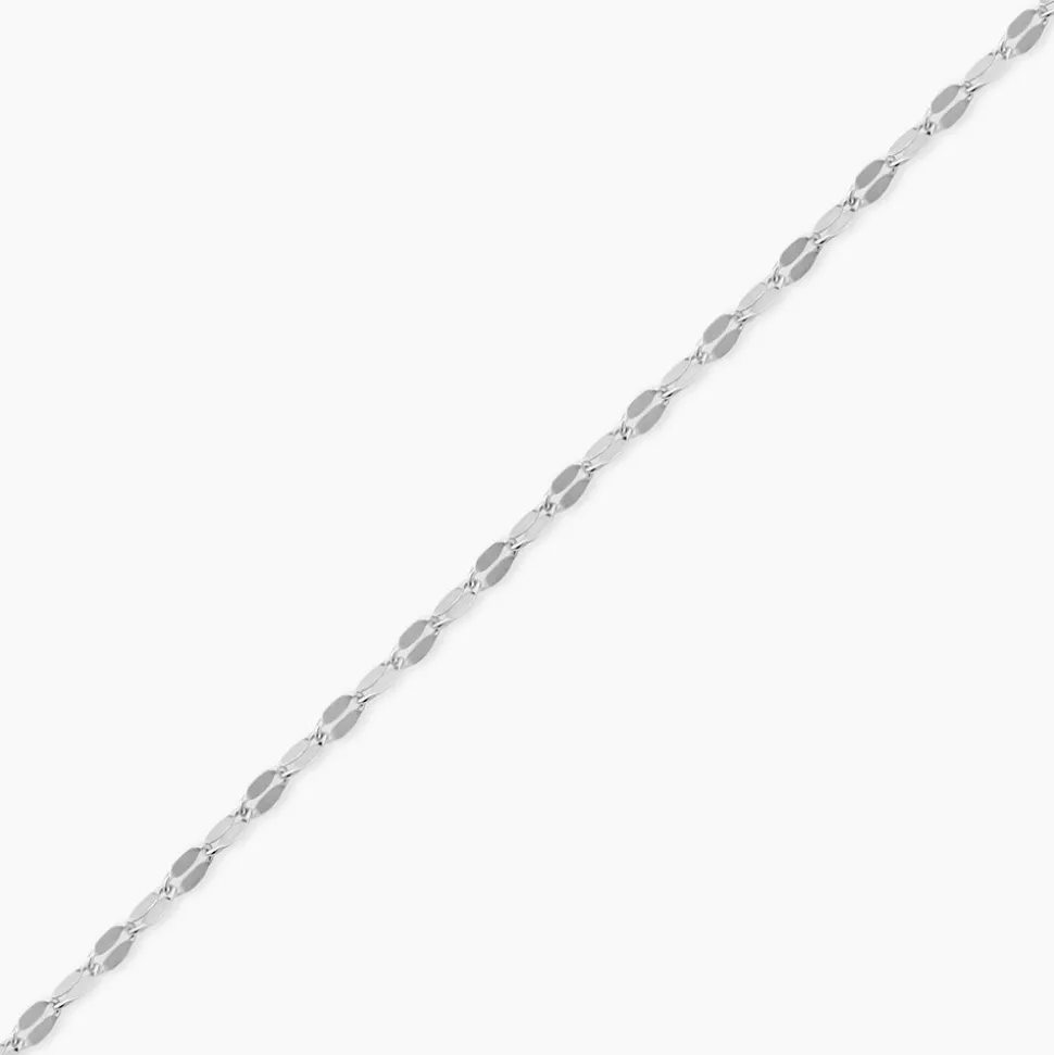 Bracelet Adelaide Argent Blanc