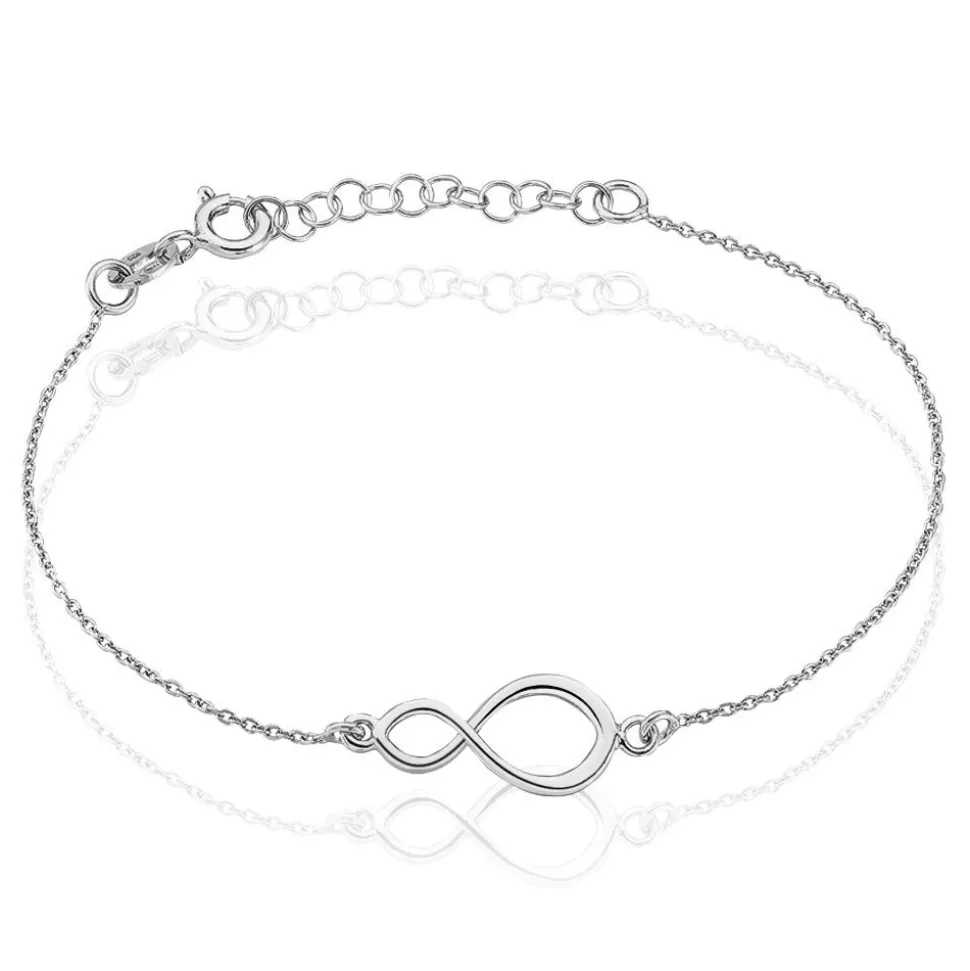 Bracelet Adeline Argent Blanc