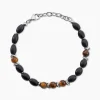 Bracelet Adiel Acier Blanc Onyx Labradorite
