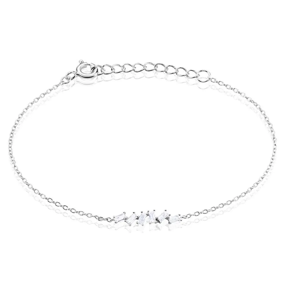 Bracelet Adonia Argent Blanc Oxyde De Zirconium|Marc Orian Clearance