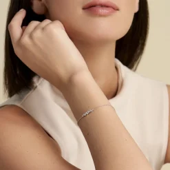 Bracelet Adonia Argent Blanc Oxyde De Zirconium|Marc Orian Clearance