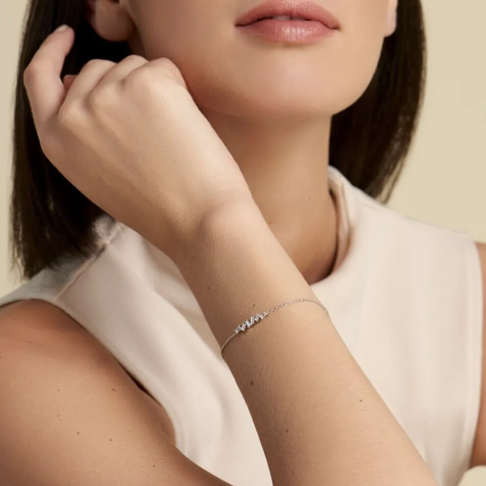 Bracelet Adonia Argent Blanc Oxyde De Zirconium|Marc Orian Clearance