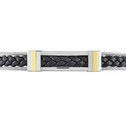 Bracelet Aichatou Or Acier Blanc