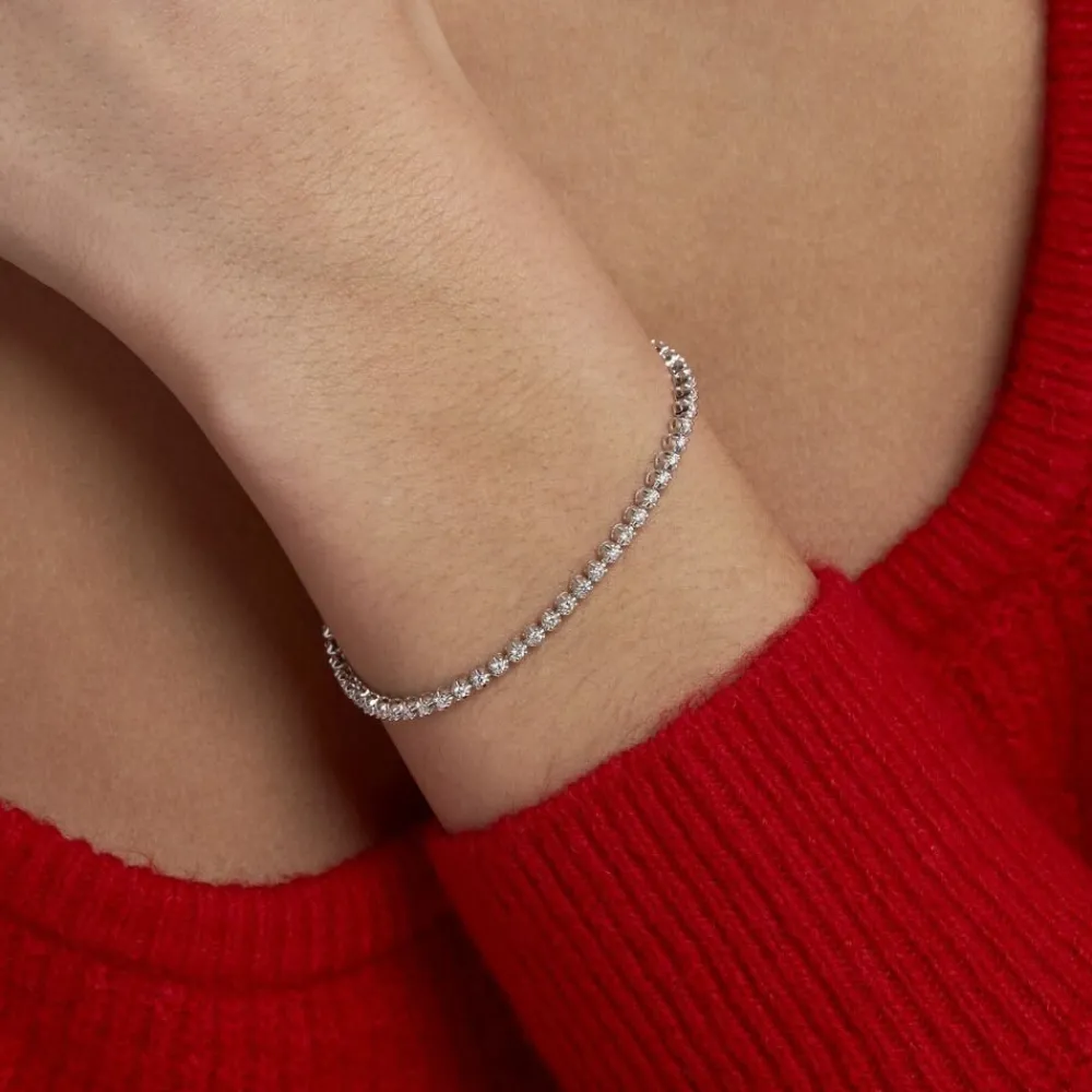 Bracelet Aleonor Or Blanc Diamant|Marc Orian Best