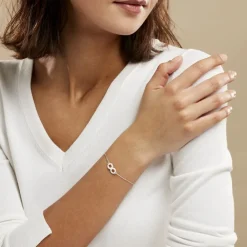 Bracelet Alicia Argent Blanc Céramique|Marc Orian Outlet