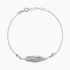 Bracelet Aliza Argent Blanc