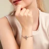 Bracelet Allyce Argent Blanc