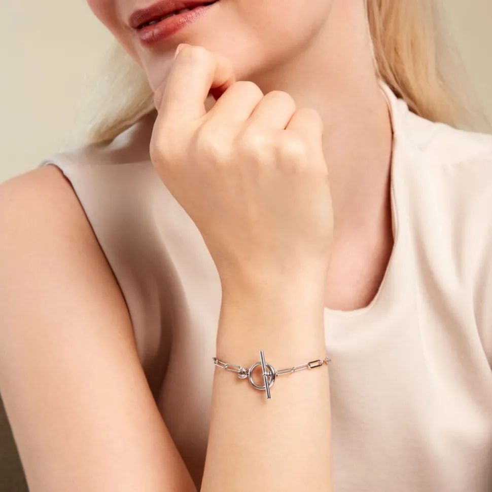 Bracelet Allyce Argent Blanc