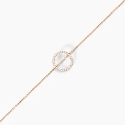 Bracelet Alysone Argent Rose Oxyde De Zirconium