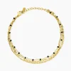Bracelet Amala Acier Jaune Verre