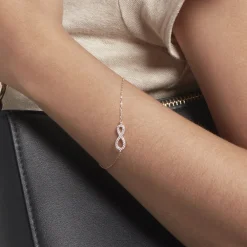 Bracelet Amita Argent Rose Oxyde De Zirconium|Marc Orian Sale