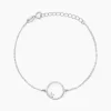 Bracelet Anas Argent Blanc Oxyde De Zirconium